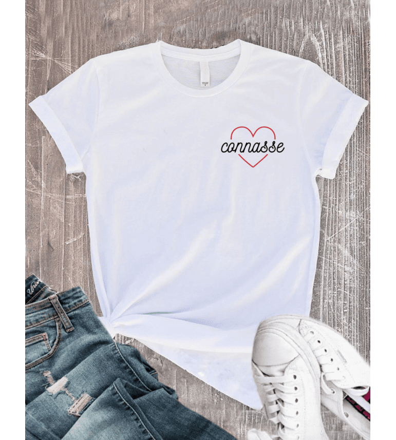 T-shirt Femme COEUR CONNASSE