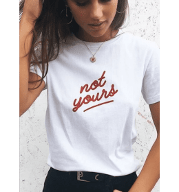 T-shirt Femme NOT YOURS