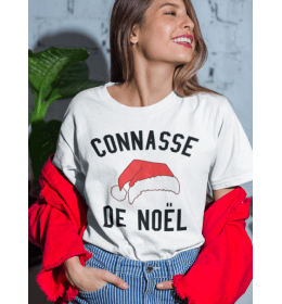 T-shirt Femme CONNASSE DE NOËL