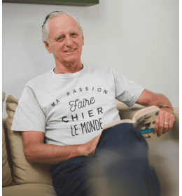 T-Shirt Homme Ma Passion Faire Chier Le Monde