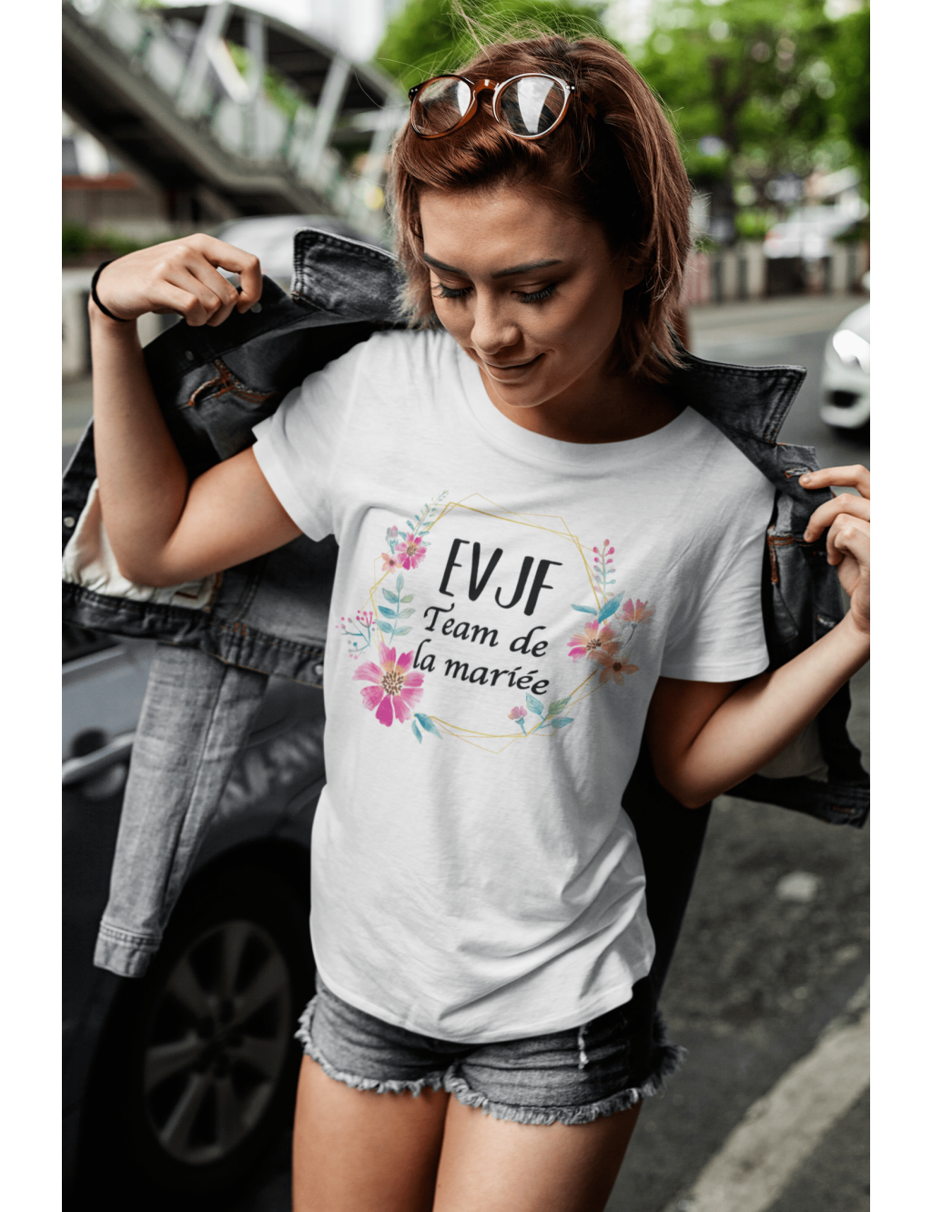 T-shirt femme EVJF TEAM MARIÉE