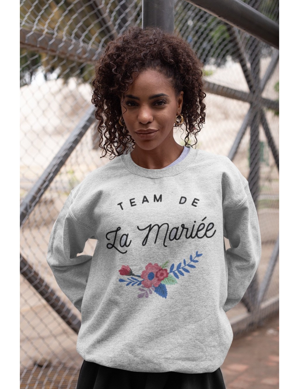 Sweat femme EVJF TEAM DE LA MARIEE