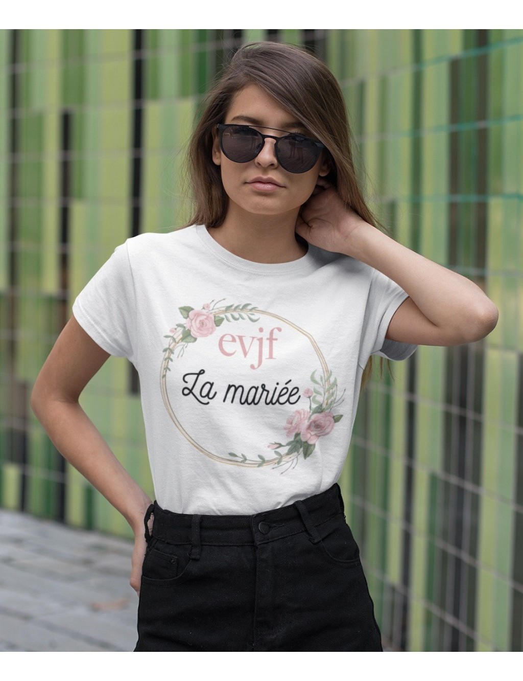 T-shirt femme EVJF LA MARIÉE ET SES AMIES