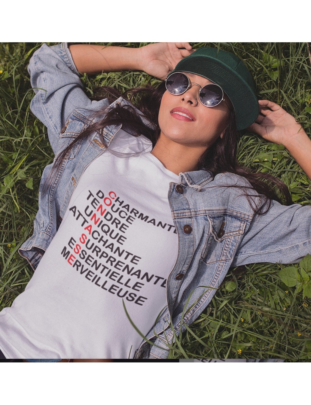T-shirt femme CONNASSE SCRABBLE