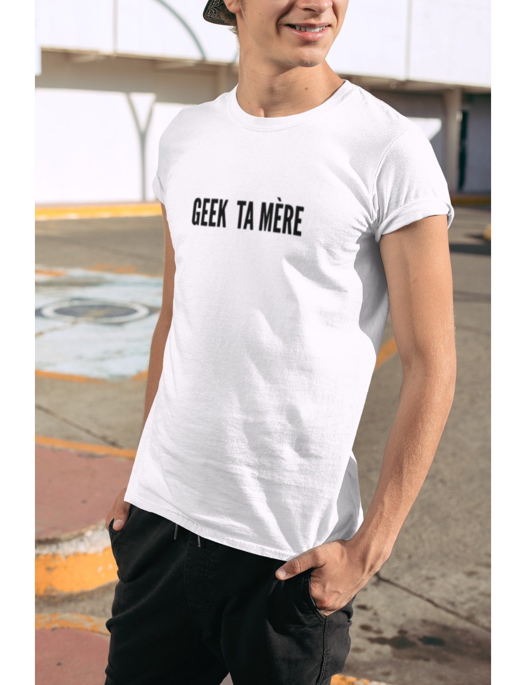 T-shirt homme GEEK TA MÈRE