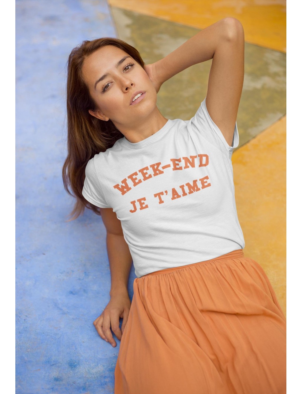T-shirt Femme WEEK-END JE T'AIME