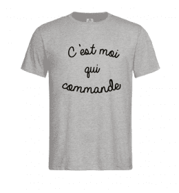 T-shirt homme C'EST MOI QUI COMMANDE