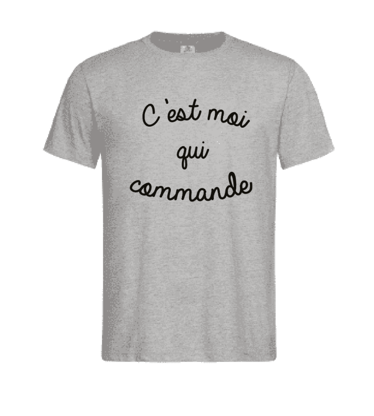 T-shirt homme C'EST MOI QUI COMMANDE