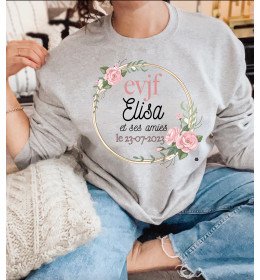 Sweat Femme Evjf À Personnaliser "La Mariée Et Ses Amies"