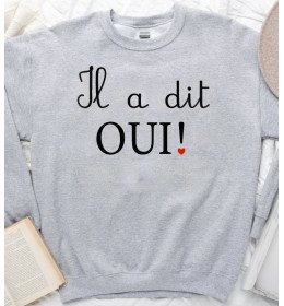 Sweat femme EVJF IL A DIT OUI❤️