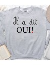 Sweat femme EVJF IL A DIT OUI❤️
