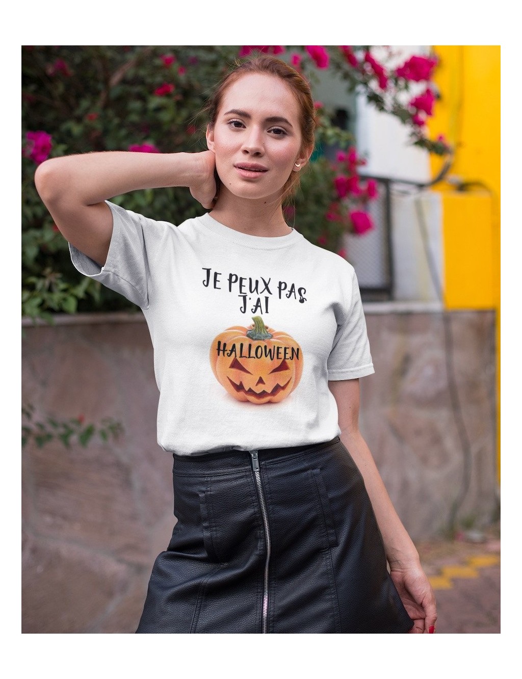 T-shirt femme JE PEUX PAS J'AI HALLOWEEN