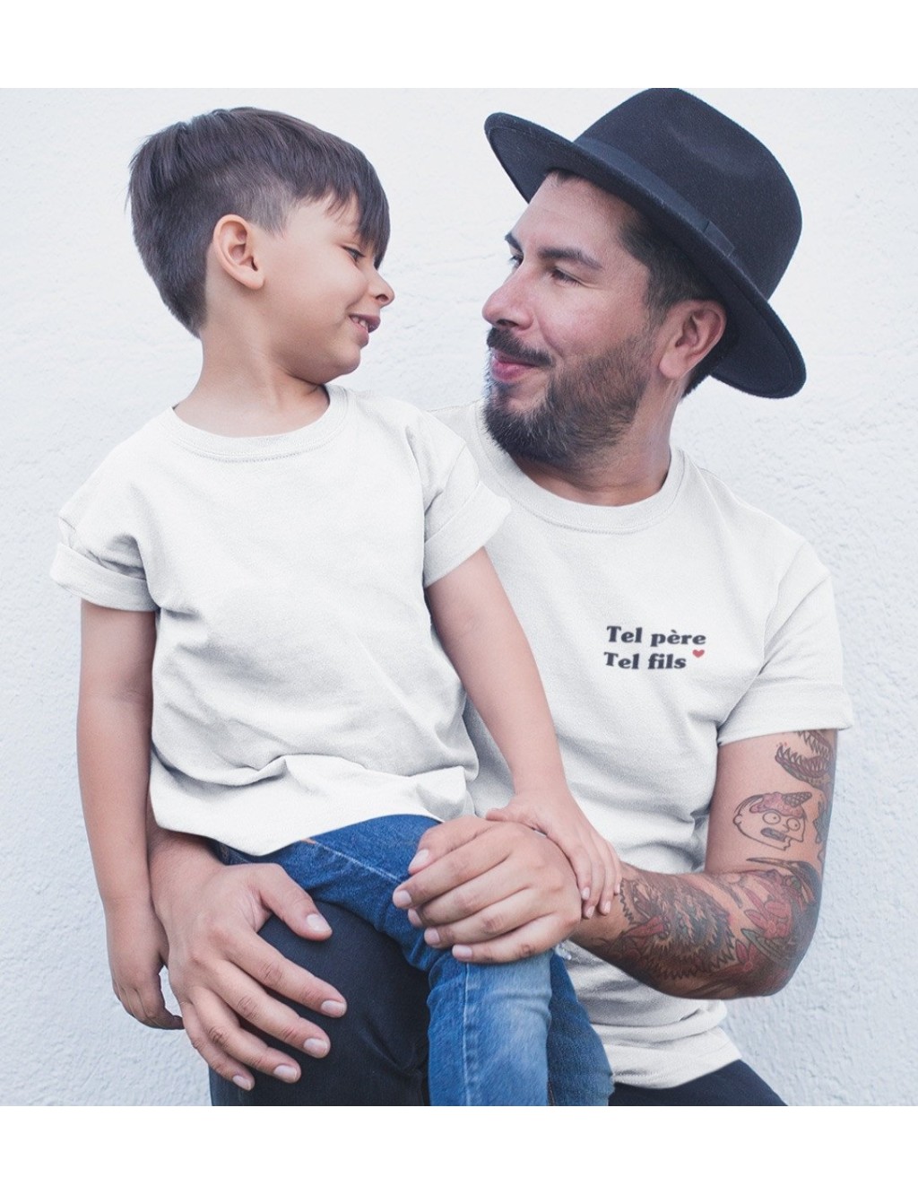 T-shirt Homme Tel Pere Tel Fils | De Paris