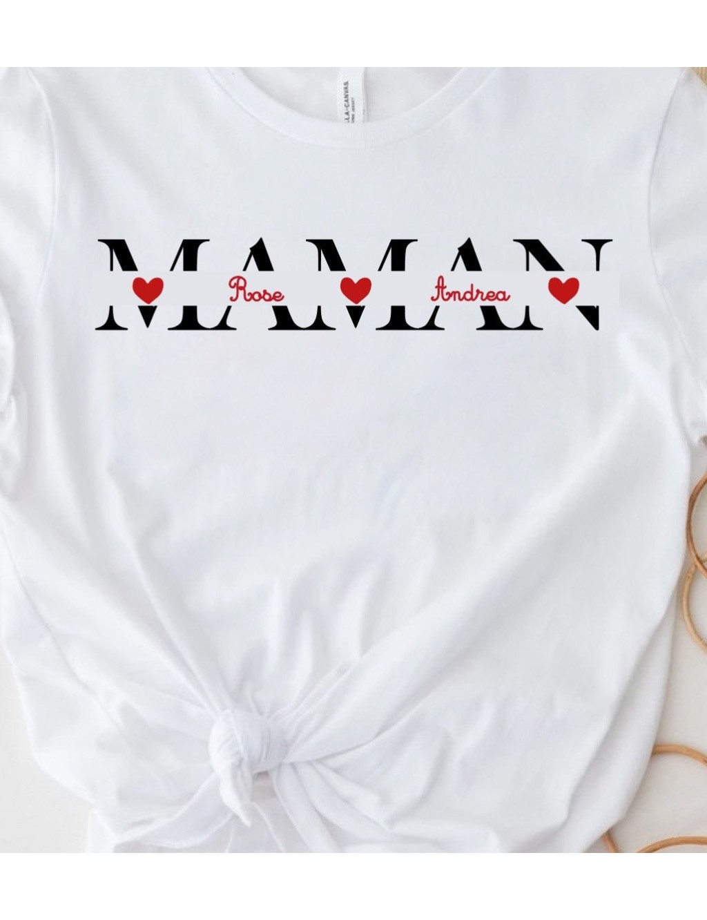 T-shirt Femme À PERSONNALISER MAMAN DE