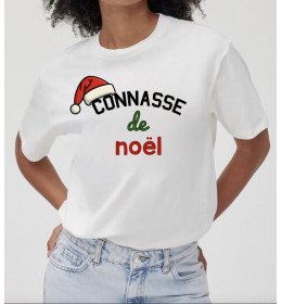 T-shirt femme CONNASSE DE NOËL 2024