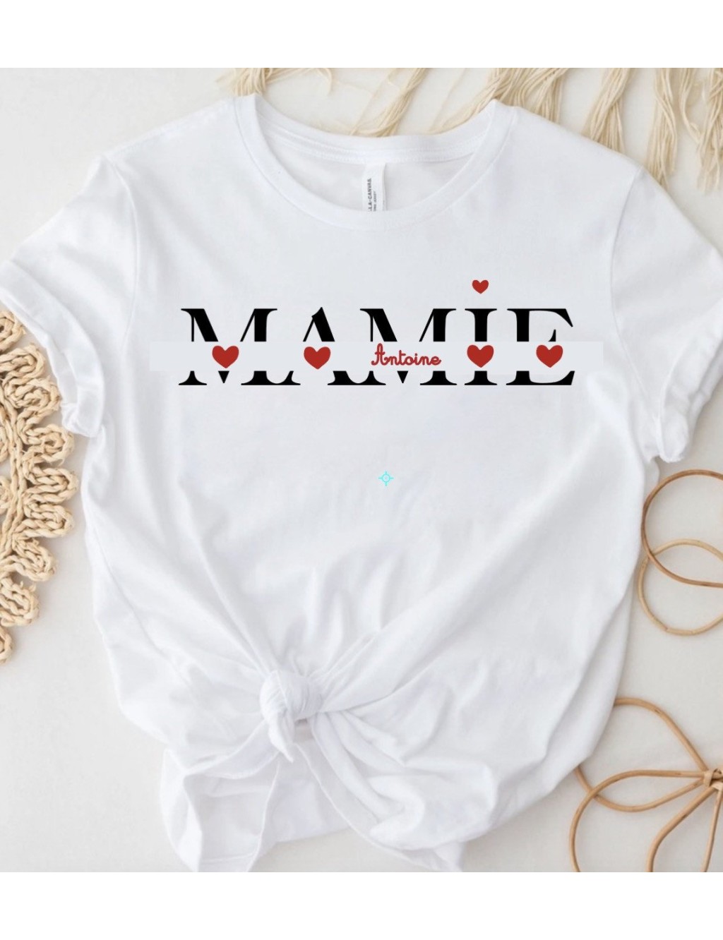 T-shirt Femme À PERSONNALISER MAMIE DE