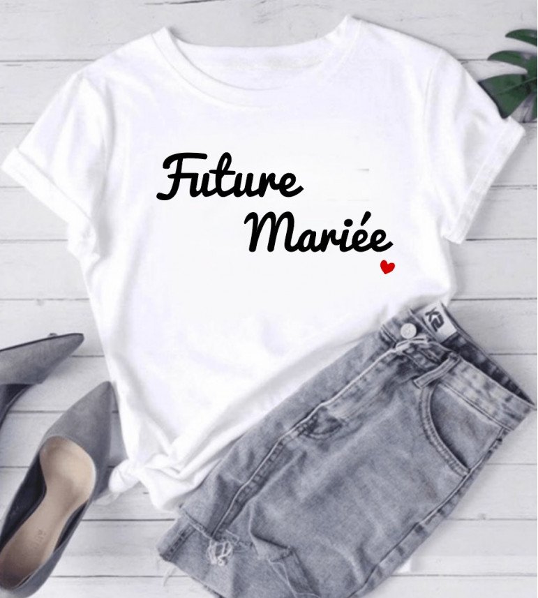 T-shirt femme FUTURE MARIÉE