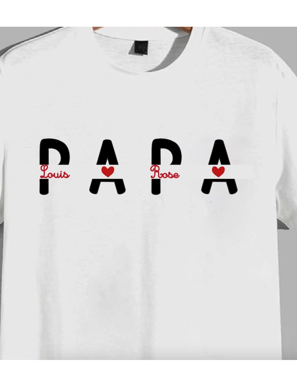 T-shirt homme PAPA À PERSONNALISER