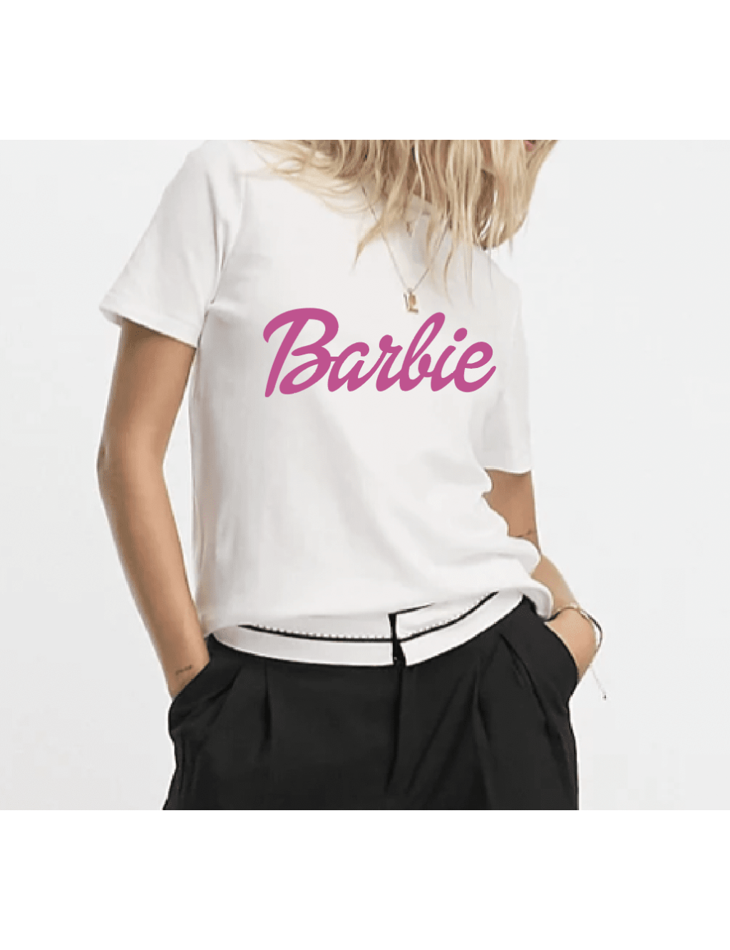 T-shirt Femme Barbie à personnaliser | De Paris