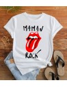 T-shirt femme MAMAN ROCK