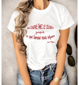 T-shirt femme EN COUPLE AVEC LE CÉLIBAT