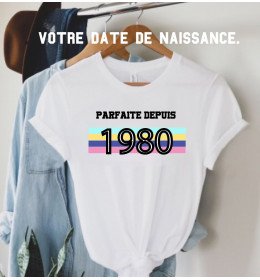 T-Shirt Femme Parfaite Depuis "À Personnaliser"