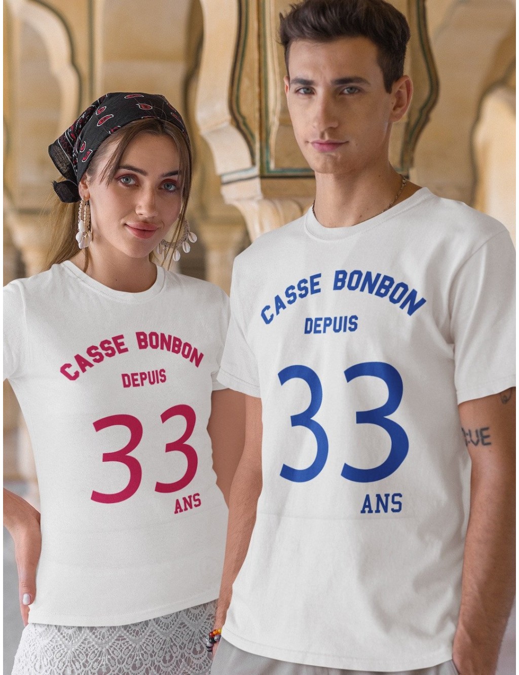 T-shirt femme CASSE BONBON DEPUIS "à personnaliser"