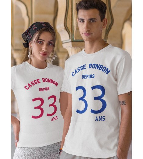 T-shirt femme CASSE BONBON DEPUIS "à personnaliser"