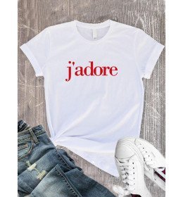 T-Shirt femme j'adore