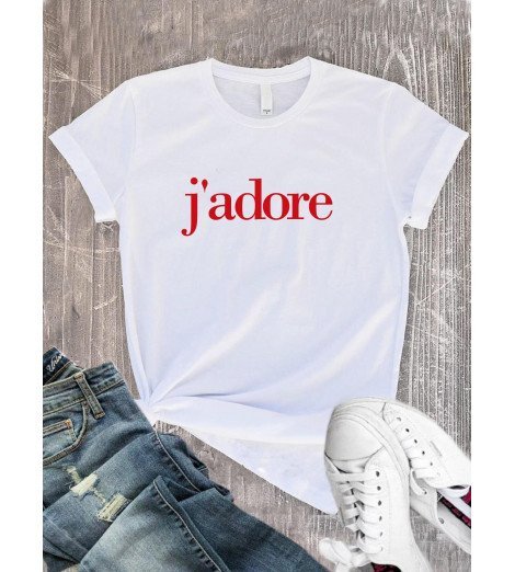 T-Shirt femme j'adore