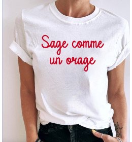 T-shirt femme Sage comme un orage