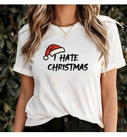 T-shirt femme I HATE CHRISTMAS