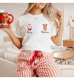 T-shirt femme MERRY et CHRISTMAS