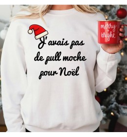 Sweat femme PULL MOCHE NOËL