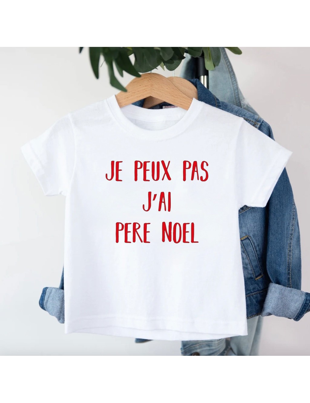 T-shirt Enfant T-shirt Enfant je Peux pas j ai Pere Noël | De Paris