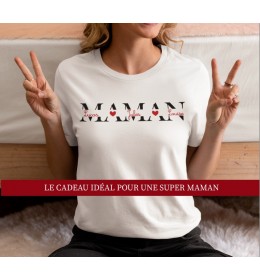 T-shirt Femme À PERSONNALISER MAMAN DE