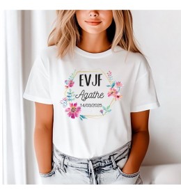 T-shirt femme EVJF À PERSONNALISER