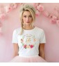 T-shirt femme EVJF À PERSONNALISER "PINK"