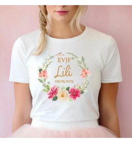T-shirt femme EVJF À PERSONNALISER "PINK"