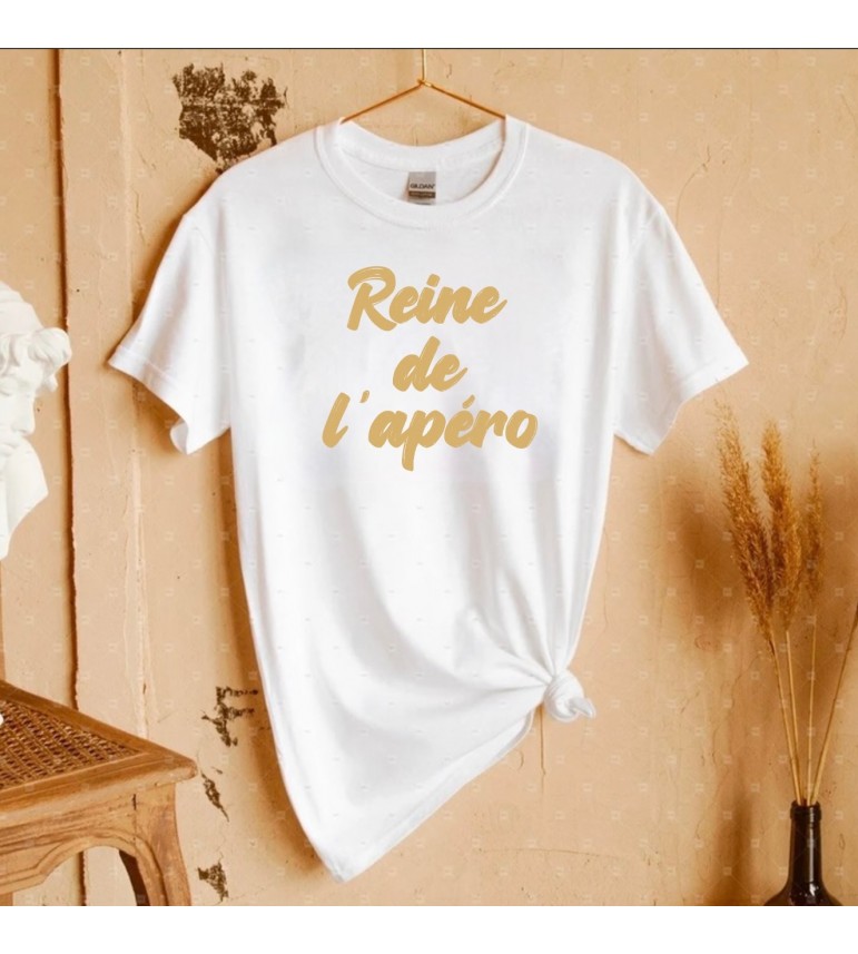 T-shirt femme LA REINE DE L'APÉRO