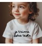 T-shirt enfant à personnaliser "je t'aime..."