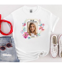 T-shirt femme EVJF À PERSONNALISER "PHOTO"