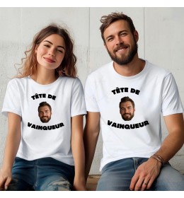 T-shirt femme tête de vainqueur PHOTO