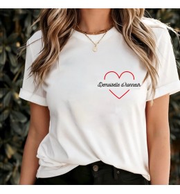 T-shirt femme COEUR DEMOISELLE D'HONNEUR