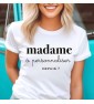 MADAME à PERSONNALISER avec texte et année