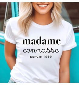 MADAME à PERSONNALISER avec texte et année