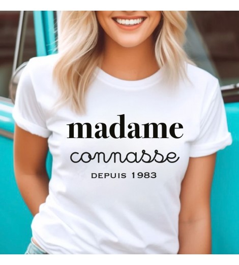 MADAME à PERSONNALISER avec texte et année