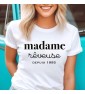 MADAME à PERSONNALISER avec texte et année