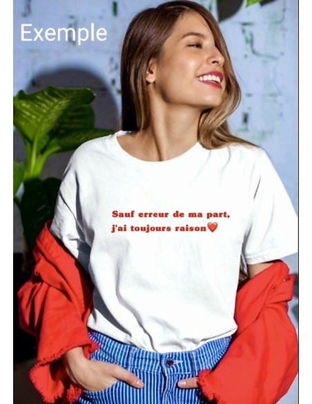 T-shirt Femme personnalisez Votre T-shirt Femme ou Homme | De Paris