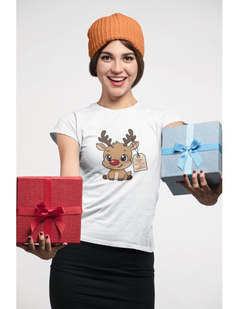 T-shirt Femme Petit renne de Noël | De Paris